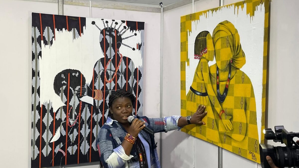 Art/ Peinture : Flora Goli, une touche « à la sauce africaine »